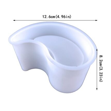 yin Yang Flower Pot Silicon Mold